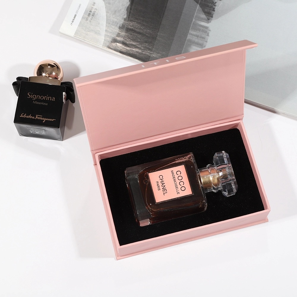 Book-shaped perfume box