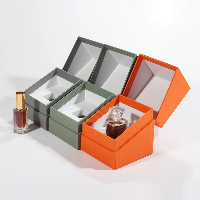 Flip top perfume box