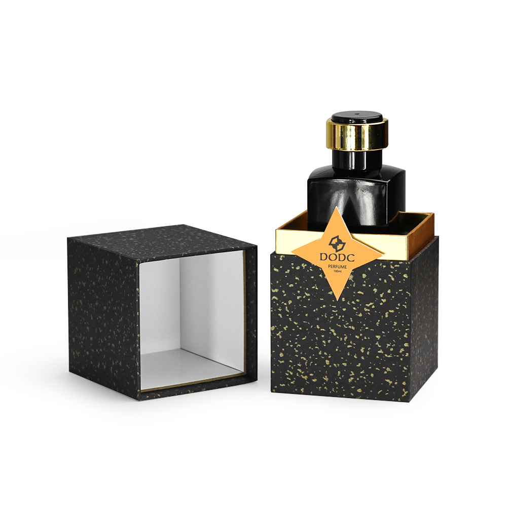 Top and bottom lid perfume box