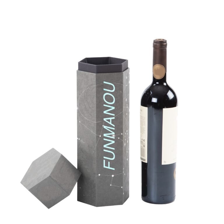 hexagonal wine box