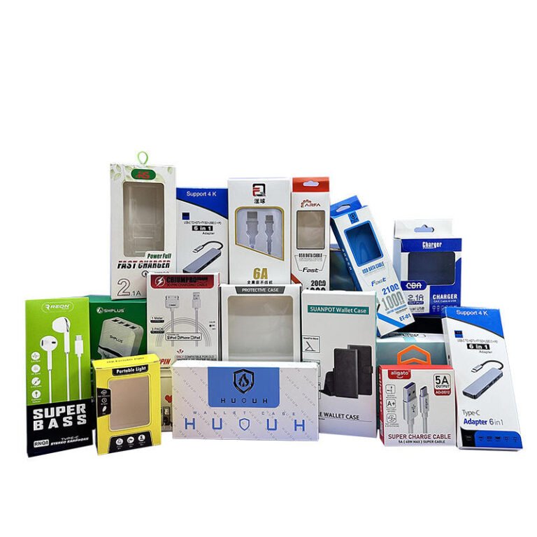 electronic product packaging boxes with window